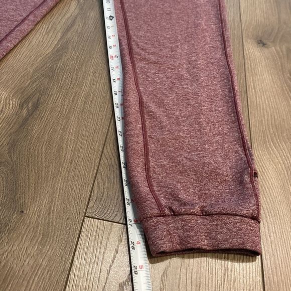 Lululemon Base Runner Jogger Heathered Bordeaux Drama Bon/Bon Sweatpants Size 10 - Picture 9 of 14